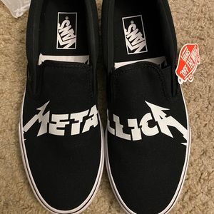 VANS x METALLICA Slip-On Shoes (NEW) Mens Size 8